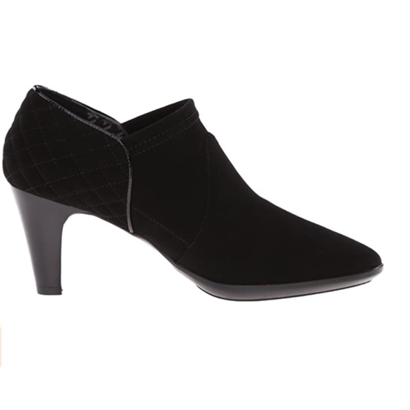 Aquatalia Dalis Suede Combo Booties - Picture 4 of 6